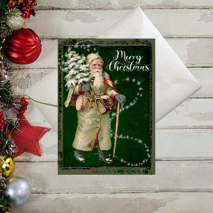 Vintage Santa Claus Christmas Card