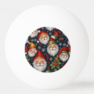 Vintage Santa Claus Christmas Collection Ping Pong Ball