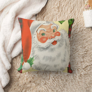 Vintage Santa Claus Christmas Cushion