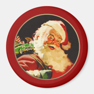 Vintage Santa Claus Christmas Gift  Magnet