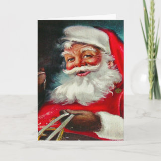 Vintage Santa Claus Christmas Greeting Card