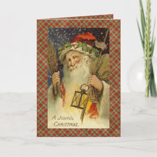 Vintage Santa Claus Christmas Greeting Card