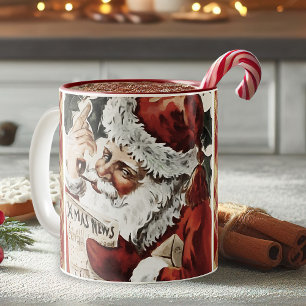 Vintage Santa Claus Christmas Mug