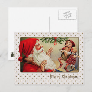 Vintage Santa Claus Christmas Postcards