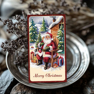 Vintage Santa Claus Christmas tissue paper