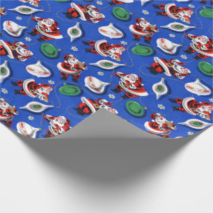 Vintage Santa Claus Christmas Wrapping Paper