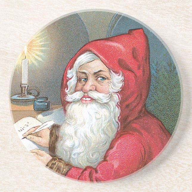 Vintage Santa Claus Coaster (Front)