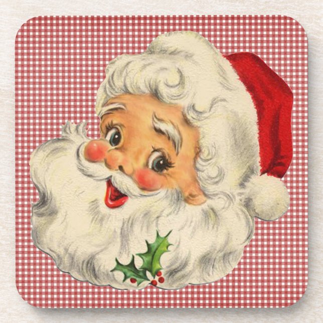 Vintage Santa Claus Coaster (Front)