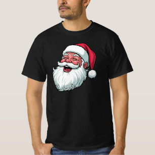 Vintage Santa Claus Face T-Shirt