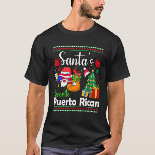 Vintage Santa Claus Favorite Puerto Rican Christma T-Shirt