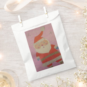Vintage Santa Claus Favour Bag