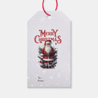 Vintage Santa Claus Gift Tags