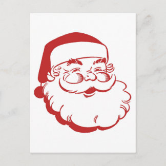 Vintage Santa Claus Holiday Postcard