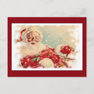 Vintage Santa Claus Holiday Postcard