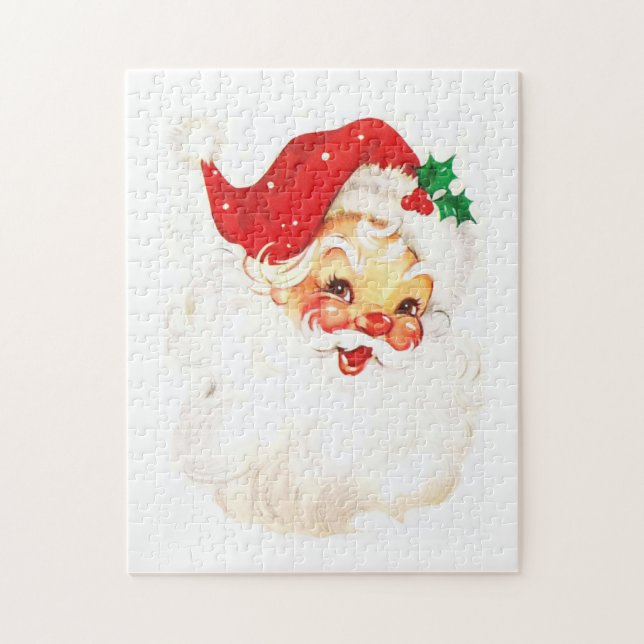 Vintage Santa Claus Illustration Jigsaw Puzzle (Vertical)