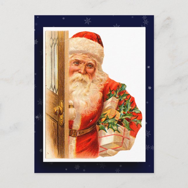 Vintage Santa Claus Image Postcard (Front)