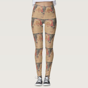 Vintage Santa Claus Leggings