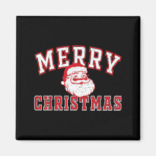 Vintage Santa Claus Merry Christmas Face Old For M Magnet