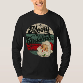 Vintage Santa Claus Merry Christmas T-Shirt