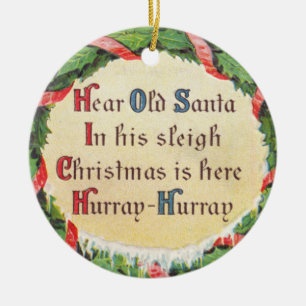 Vintage Santa Claus Ornament