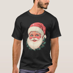 Vintage Santa Claus Pajama Retro Christmas Family  T-Shirt