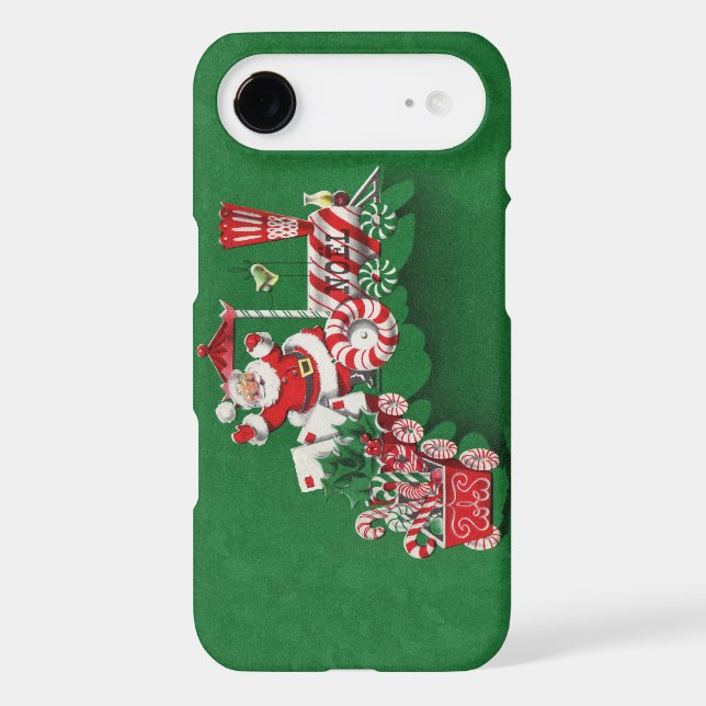 Vintage Santa Claus Peppermint Candy Train (Back)