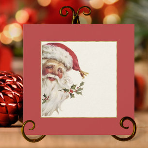 Vintage Santa Claus Retro Christmas Cards