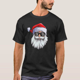 Vintage Santa Claus Sunglasses Xmas Christmas Part T-Shirt