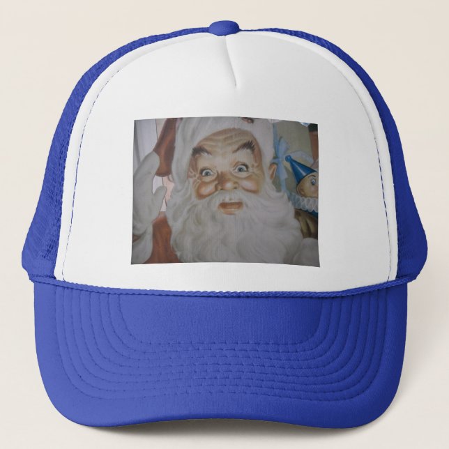 Vintage Santa Claus Trucker Hat (Front)