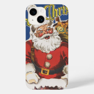 Vintage Santa Claus, Twas Night Before Christmas Case-Mate iPhone 14 Case