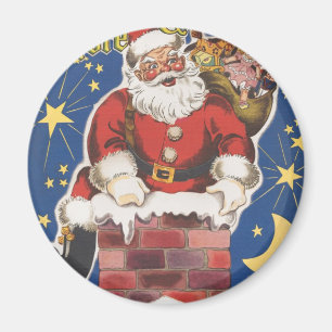 Vintage Santa Claus, Twas Night Before Christmas Magnet