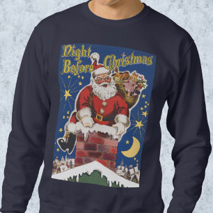Vintage Santa Claus, Twas Night Before Christmas Sweatshirt