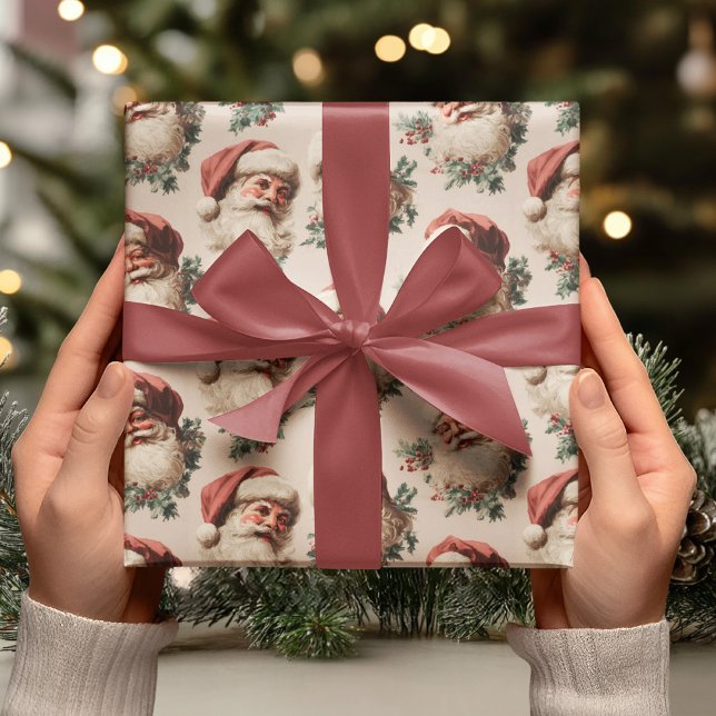 Vintage Santa Claus Wrapping Paper (Creator Uploaded)