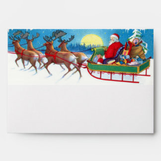 Vintage Santa Clause Christmas Envelopes