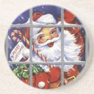 Vintage Santa Coaster