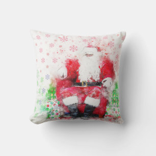 Vintage Santa Cushion