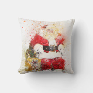Vintage Santa Cushion