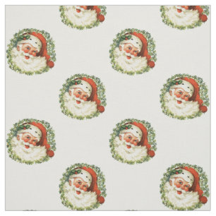 Vintage Santa Fabric