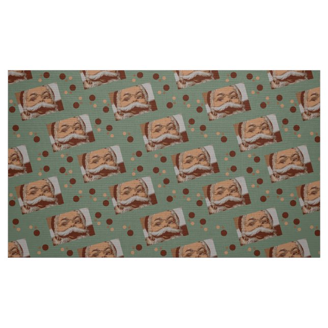 Vintage Santa Fabric (Fat Quarter)