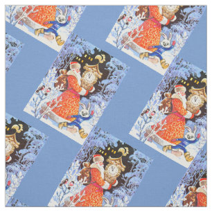 Vintage Santa Fabric