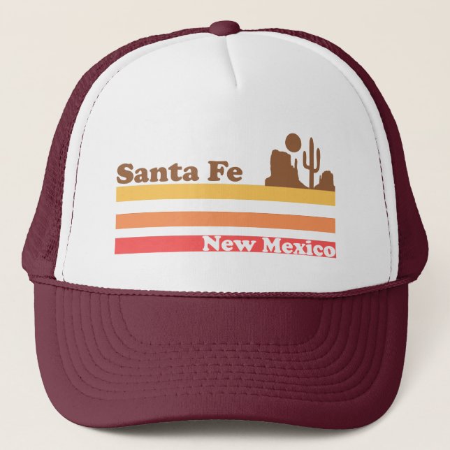 Vintage Santa Fe New Mexico Trucker Hat (Front)
