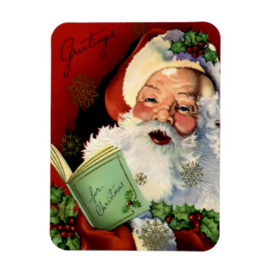 Vintage Santa Flex Magnet