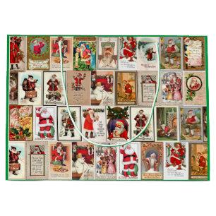 Vintage Santa Gift Bag