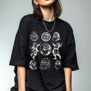 Vintage Santa Graphic Women T-Shirt