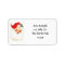 Vintage Santa Head Address Labels