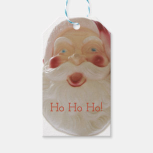 Vintage Santa head Gift Tags