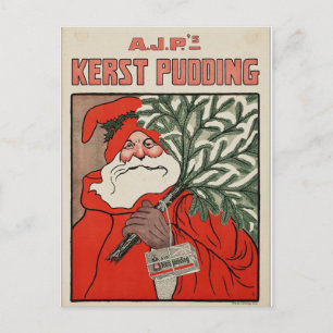 Vintage Santa Holiday Postcard