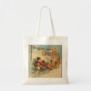 Vintage Santa in his reindeer sleigh Bag