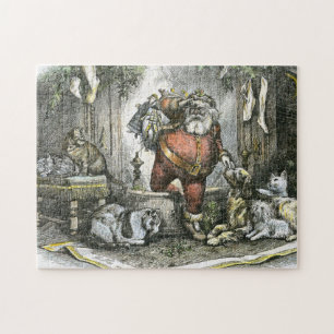 Vintage Santa Jigsaw Puzzle