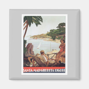 Vintage Santa Margherita Ligure Magnet